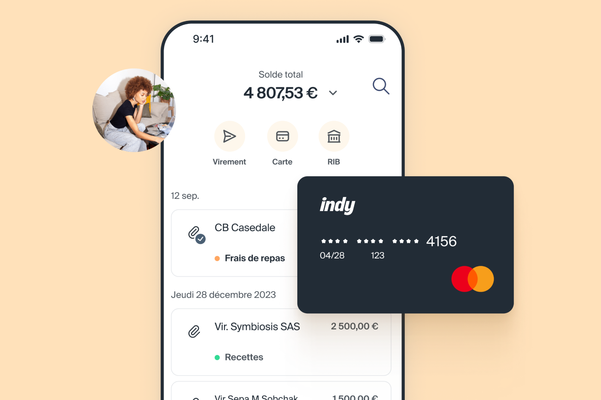 Compte pro Indy - Gestion bancaire simplifiée